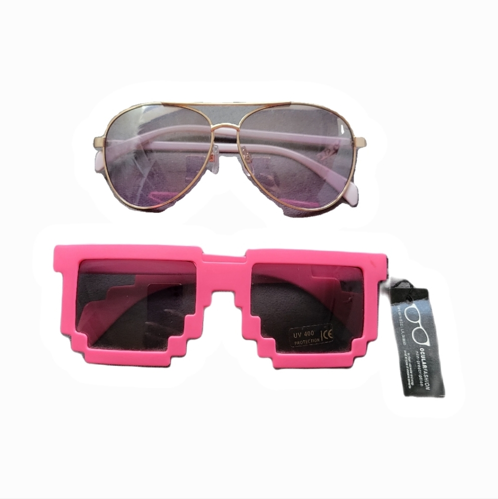 2 Pairs Sunglasses